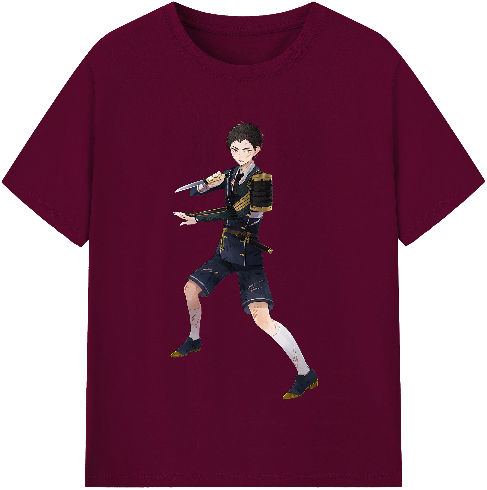 （画像用） 刀剣乱舞 Touken Ranbu レディースカジュアルプリントTシャツ（綿100％）